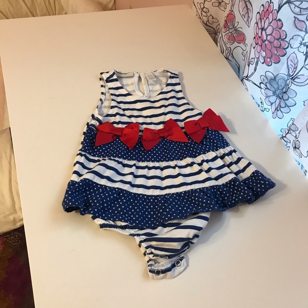 Red White and Blue Bubble